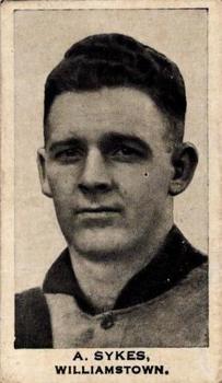 1932 Godfrey Phillips Tobacco Victorian League & Association Footballers #49 Arthur Sykes Front